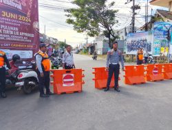 Personil Dishub Kota Makassar Laksanakan Pengamanan Kunjungan Kapolda Sulsel di Makam Syekh Yusuf 