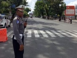 Dishub Makassar Rekayasa Lalin Pawai Obor, Ini Jalan Yang di Tutup :