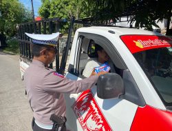 OPS Patuh Pallawa 2024, Satlantas Polres Gowa Sosialisasi Lewat Brosur