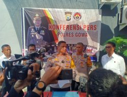 Polres Gowa Gelar Konferensi Pers Kasus Pencabulan Terhadap Anak di Bawah Umur