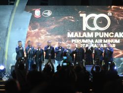 Indira Yusuf Ismail Meriahkan Malam Puncak HUT Satu Abad PDAM Kota Makassar