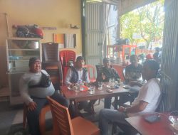Kanit Res Polsek Mamajang, Coffee Break Bersama Rekan Media dI Warkop Tuang Guru