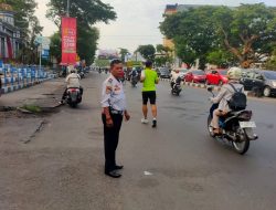 Personil Dishub Bersama Jajaran Satlantas Polrestabes Makassar, Sinergi di Dalam Pengaturan Lalin