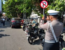 Zainal Ibrahim Berharap Satlantas Polrestabes Makassar Menilang Kendaraan Sembarangan Parkir