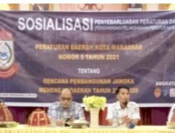 Dewan Sebut Sosper RPJMD Bentuk Transparansi Rencana Pembangunan di Makassar