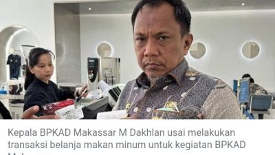 Dana Pemkot Mengendap di Kas Provinsi Sulsel