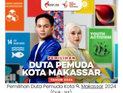 Dispora Makassar Buka Pendaftaran Duta Pemuda 2024, Cek Syaratnya!