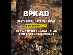 Sabtu Bersih di Laksanakan BPKAD Kota Makassar, Ini Titik Lokasinya: