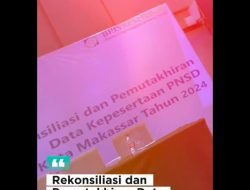 BPKAD Kota Makassar Buka Acara Rekonsiliasi dan Pemutakhiran Data Kepesertaan PNSD