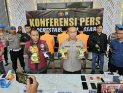 Timsus Narkoba Polrestabes Makassar Bongkar Peredaran 3 Kg Sabu di Awal 2025