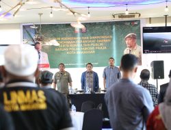Buka Forum Koordinasi dan Sinkronisasi Satpol PP Kota Makassar, Muh. Yasir Tekankan Optimalisasi Penegakan Perda
