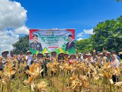 Wakapolres Gowa Hadiri Panen Raya Jagung Serentak Tahap I di Desa Romangloe