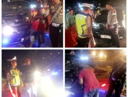 Satlantas Polres Gowa Laksakan Edukasi Terhadap Pengendara Pengguna Lampu Sorot, Ini Tujuannya :