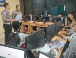 Kanit Regident Satlantas Polres Gowa Menerima Kunjungan Wisata Edukasi Smait Alfityan School Gowa