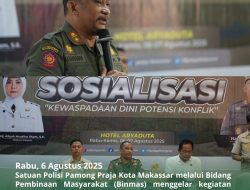 Binmas Gelar Kegiatan Sosialisa Kewaspadaan Dini Potensi Konflik si