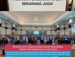 BPKAD Kota Makassar Hadiri Rakorwil Pemutakhiran Data ASN 2025 Makassar