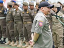 Tingkatkan Kewaspadaan Satpol PP Perketat Penjagaan di Kantor Balaikota Makassar