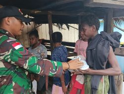 Satgas Yonif 123/Rajawali Gelar Bakti Sosial di Kampung Yepem dan Swuru