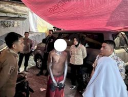 Satpol PP Kota Makassar Berikan Binaan Terhadap Manusia Silver