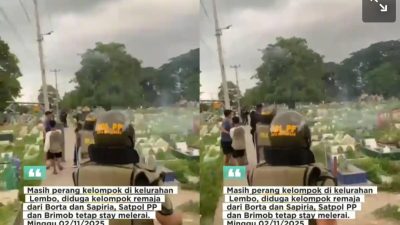 Anggota Satpol PP Kota Makassar Terkena Busur Setelah Amankan Akai Tawuran