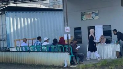 TPS Tribun Mulai Dipadati Pemilih Ketua RTRW Sejak Pukul 07.00 pagi, Ajang Perkuat Persaudaraan