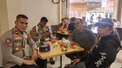 Ngopi Break Kapolsek Makassar Kompol Mustari Bersama Media Selepas Kunjungan ke Wahidin