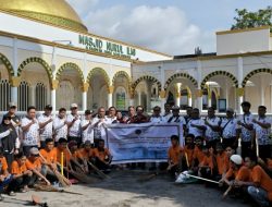 Rutan Kelas I Makassar Libatkan Warga Binaan Bersihkan Masjid, Momentum Pembinaan Jelang Ramadhan